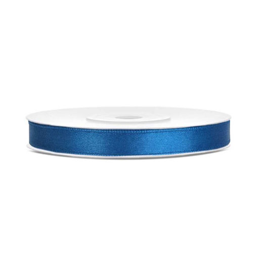 Picture of SATIN RIBBON BLUE 6MM PER METRE